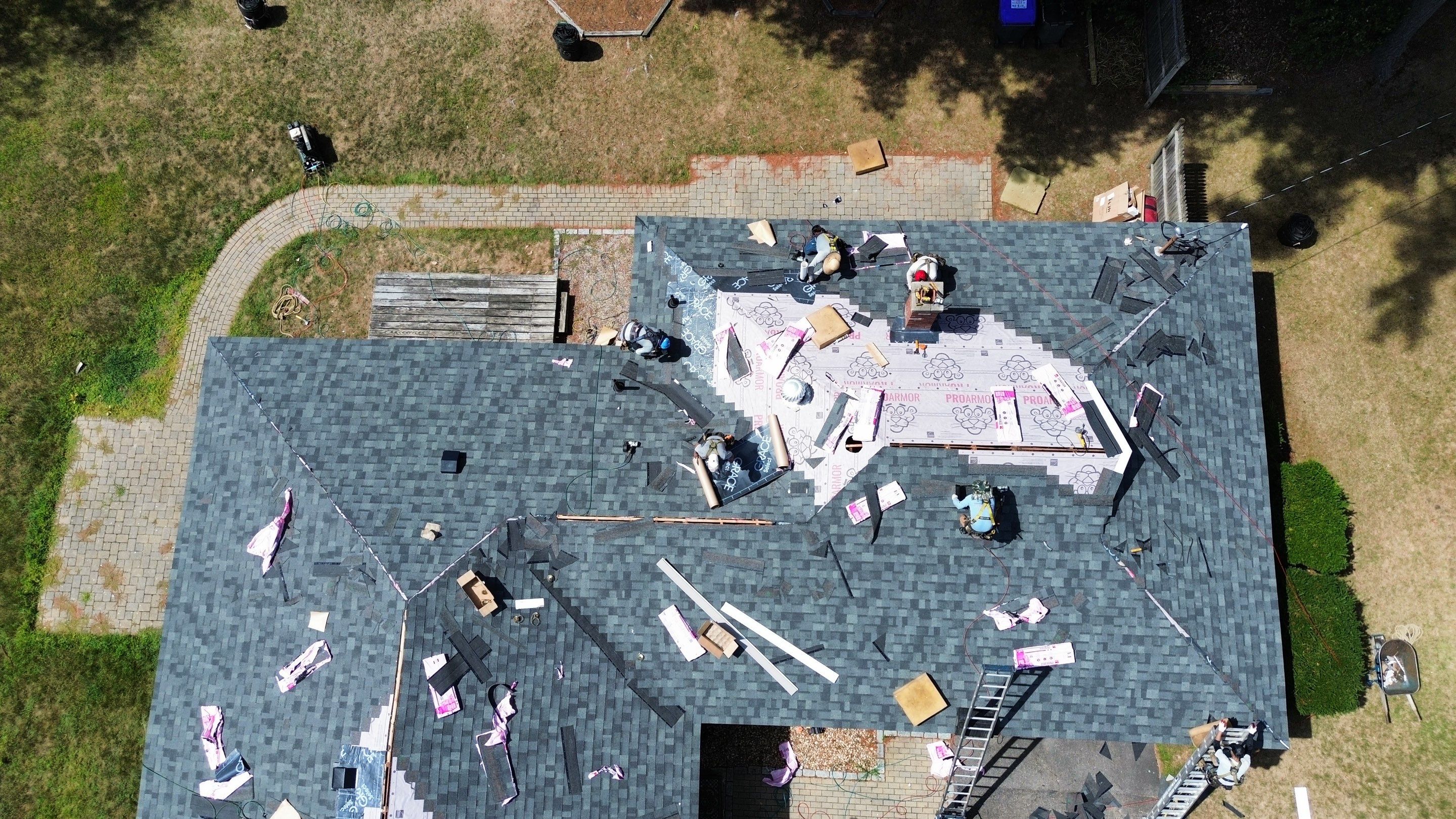 Roof Replacement & Gutter Installation – Chelmsford, MA by Mighty Dog Roofing of Greater Middlesex County