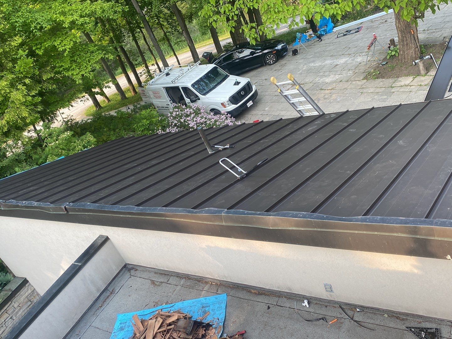 Roof Replacement using 16" Standing Seam Panels by Jay Carter Roofing & Sheet Metal