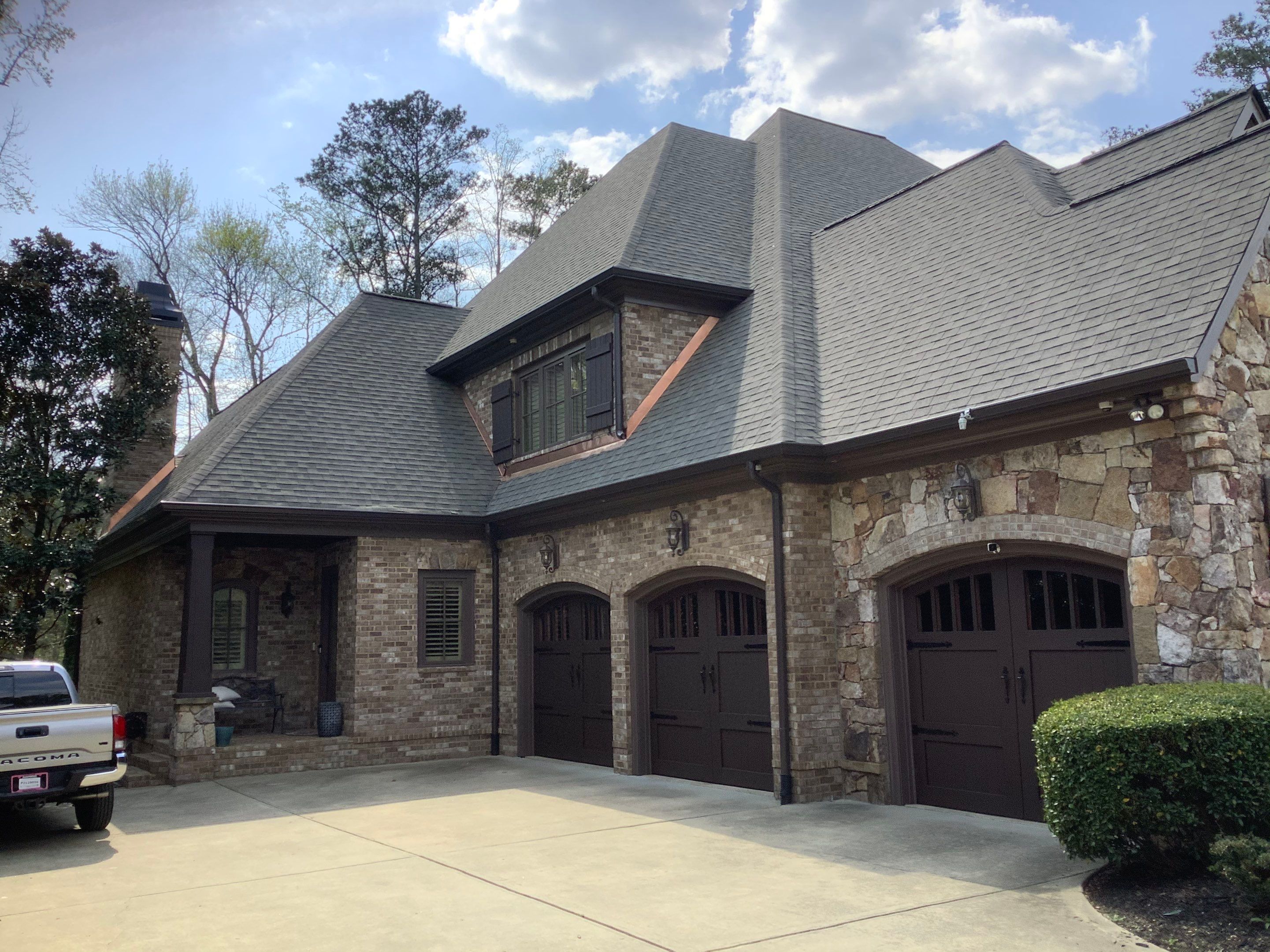 Exterior Painting and Trim Refresh for Large Brick Residence in Suwanee by Swift Home Renovations 