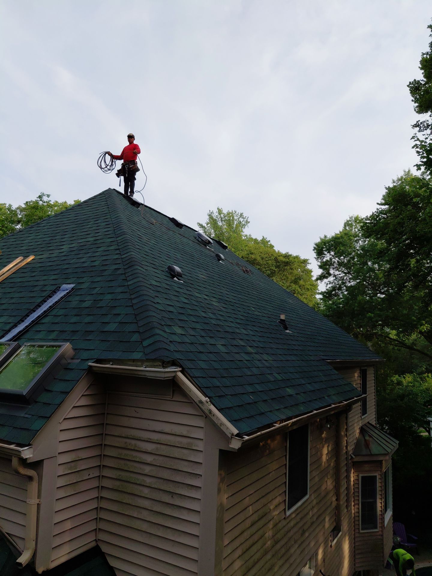 Springfield: Roof Replacement with CertainTeed Landmark Pro in Max Def Evergreen by RM Banning, Inc.