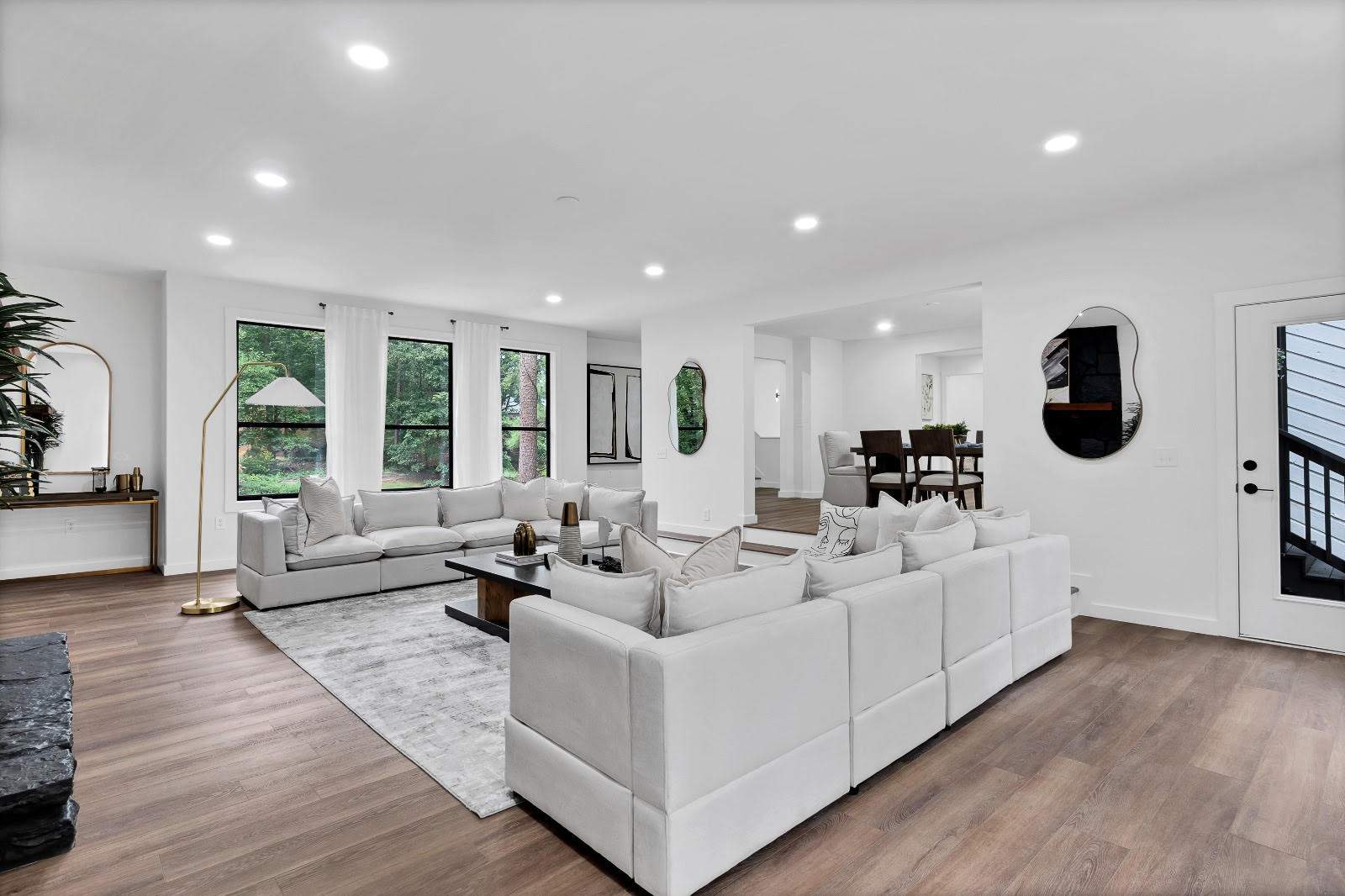 Modern Marietta Home Transformation with Custom Kitchen and Vertical Siding by Swift Home Renovations