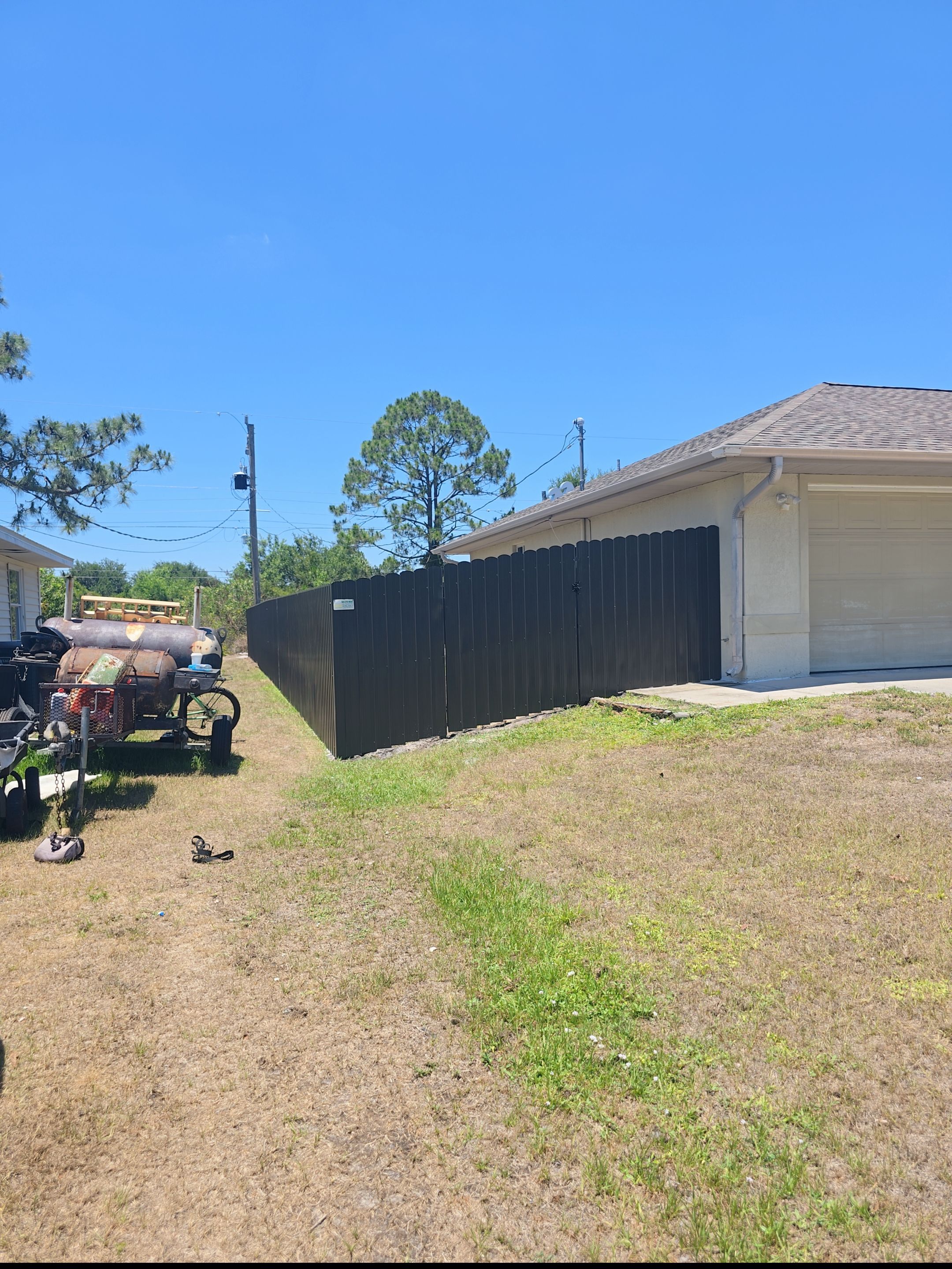 Bronze Metal Privacy in North Port by True Fence LLC