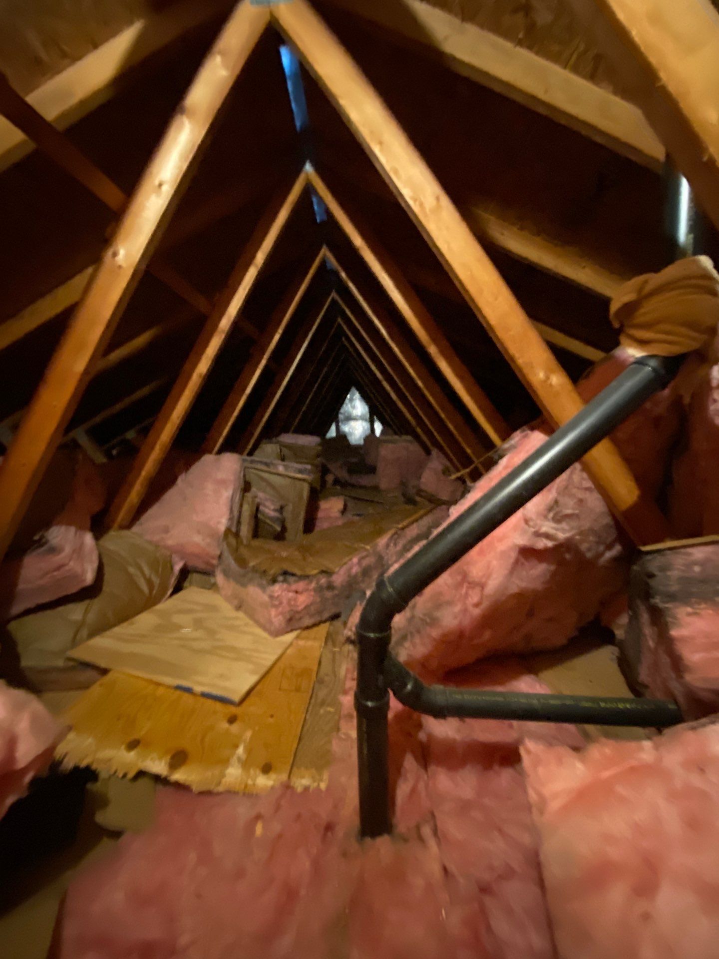 Improved attic access and insulation upgrade in Gibsonia, PA 15044 by Home Environment Solutions