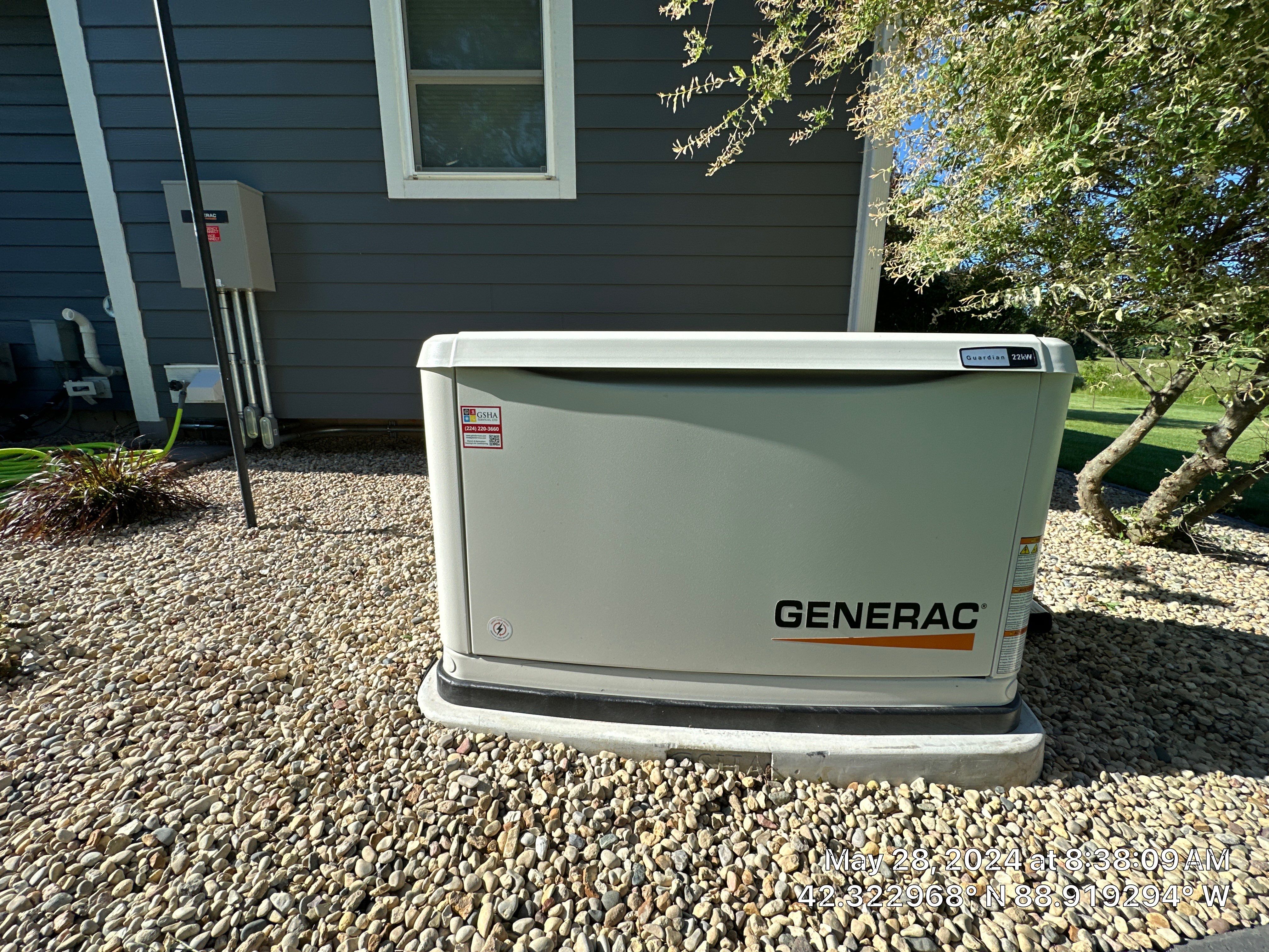 14kW Generac Generator Installation by GSHA Services LTD