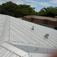 24ga 5V Crimp Mill Finish  by Total Roofing System The Metal Roof Experts