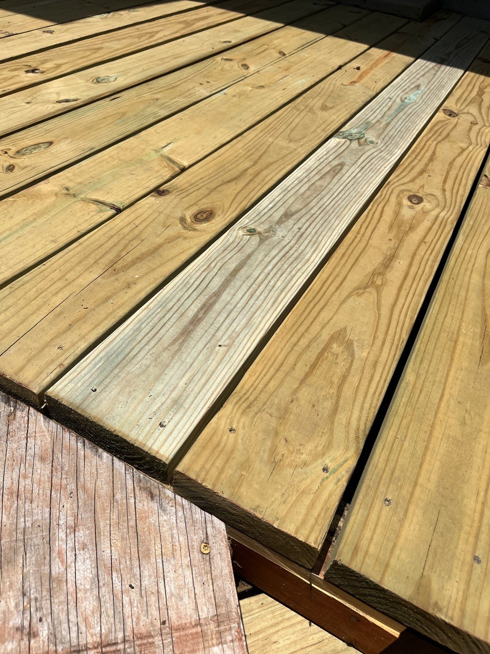 Deck Repair using Pressure-treated lumber by TEXFIX LLC