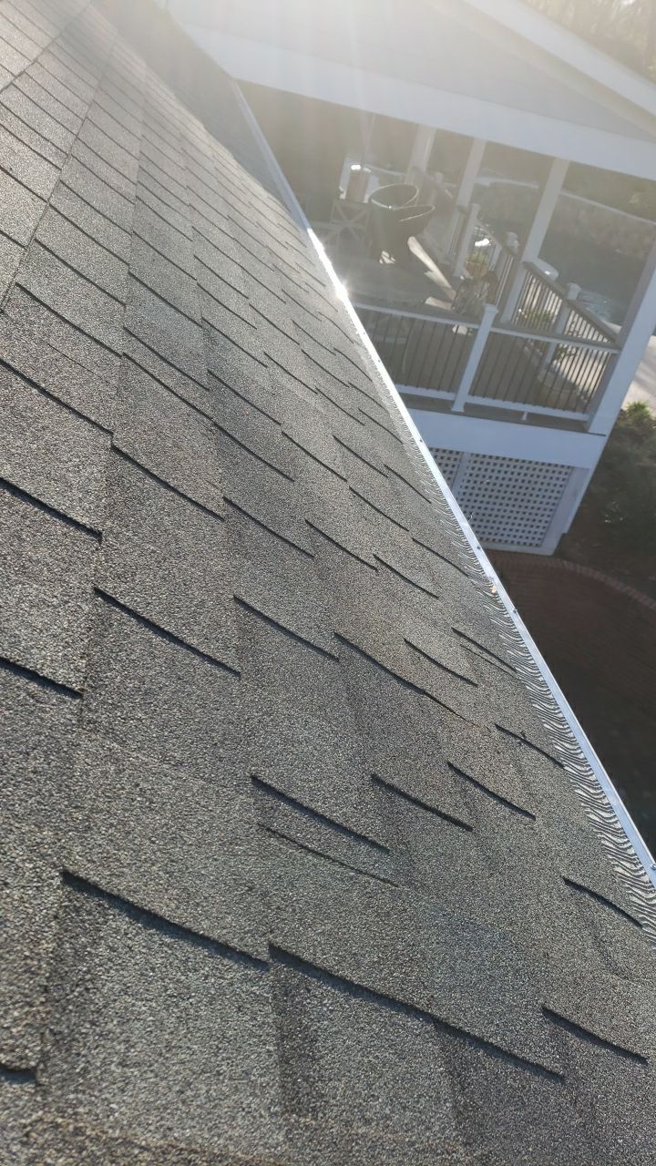 Gutter Cleaning using water by Power Wash Masters LLC