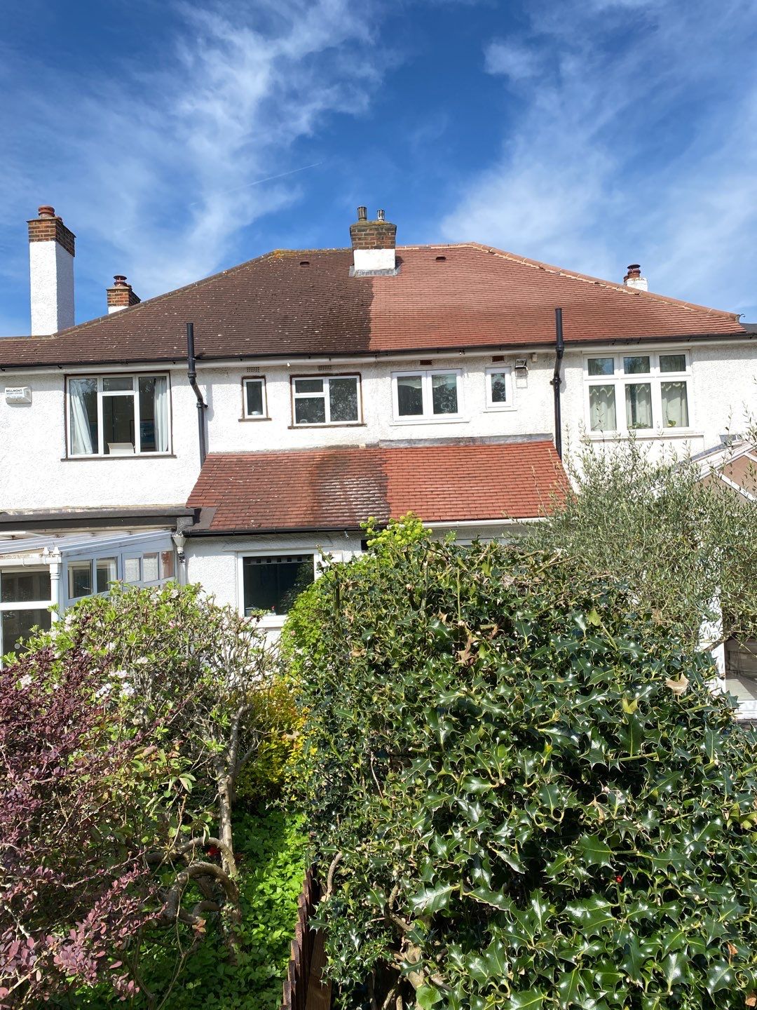 Roof and Driveway Clean using Honda 15lpm Low Pressure Washing Machine by Ges Exterior Cleaning ltd