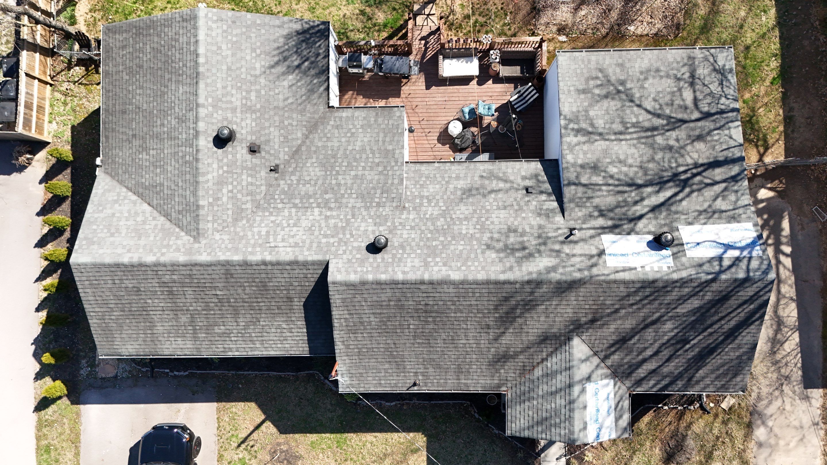 Charcoal Black Re-Roof by Royal House LLC