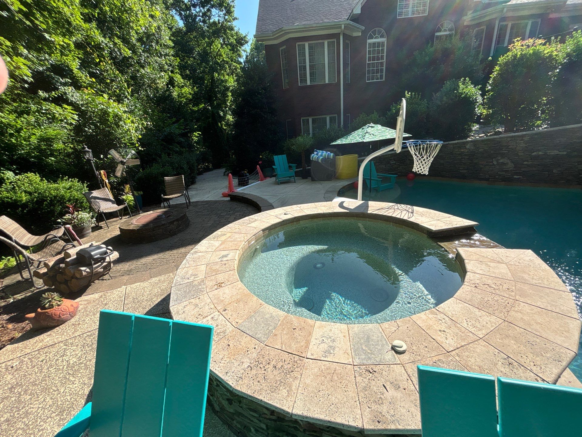 Pool Pavers using Concrete Sealant by DuraSeal