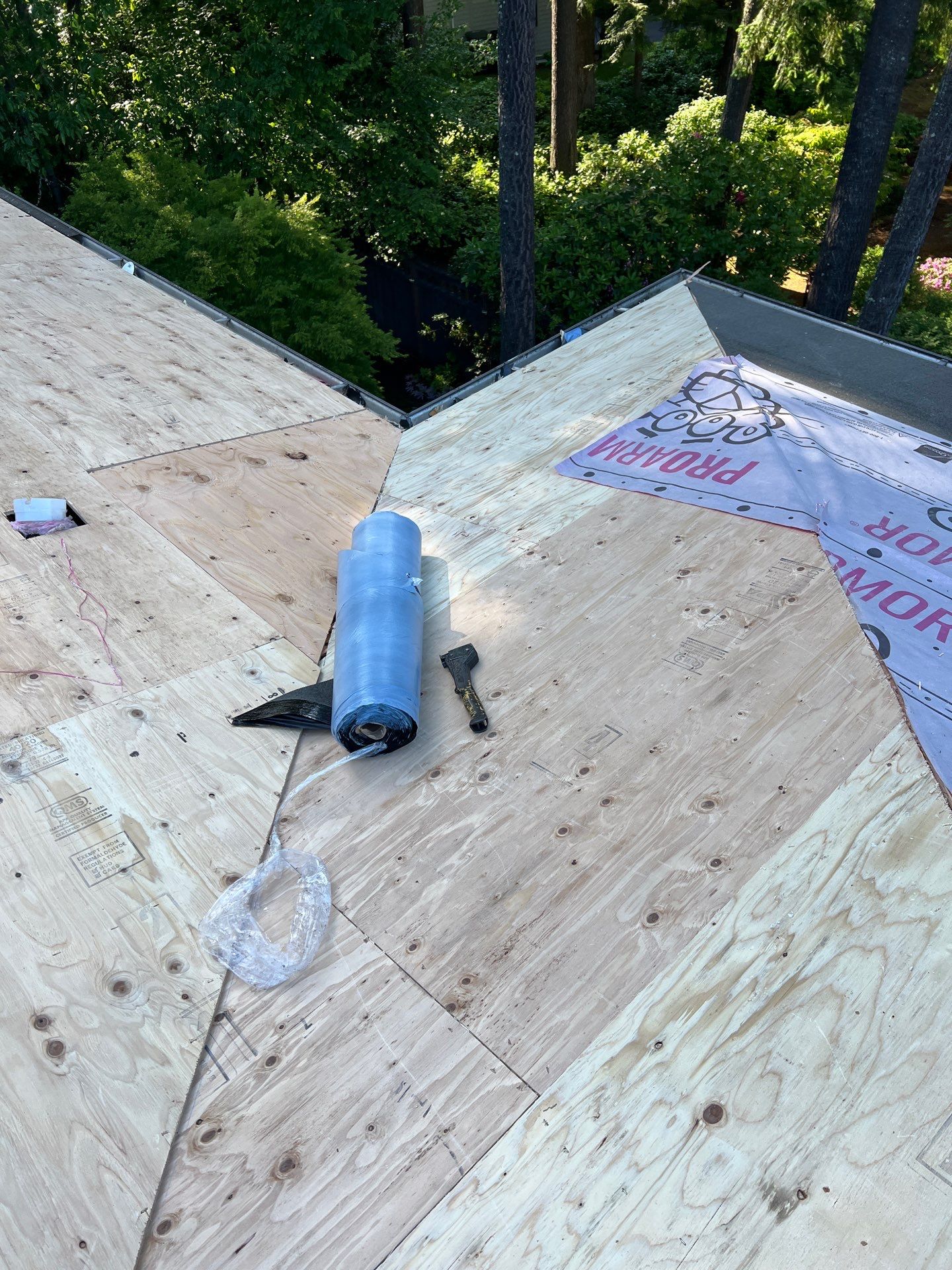 Residential Roofing Installation using GAF HDZ Shingles by Roofing Formula LLC