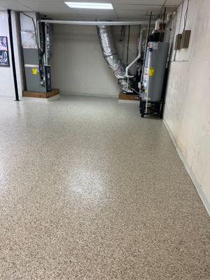 Garage Floor Coating using Shoreline by My Garage Floor Guys