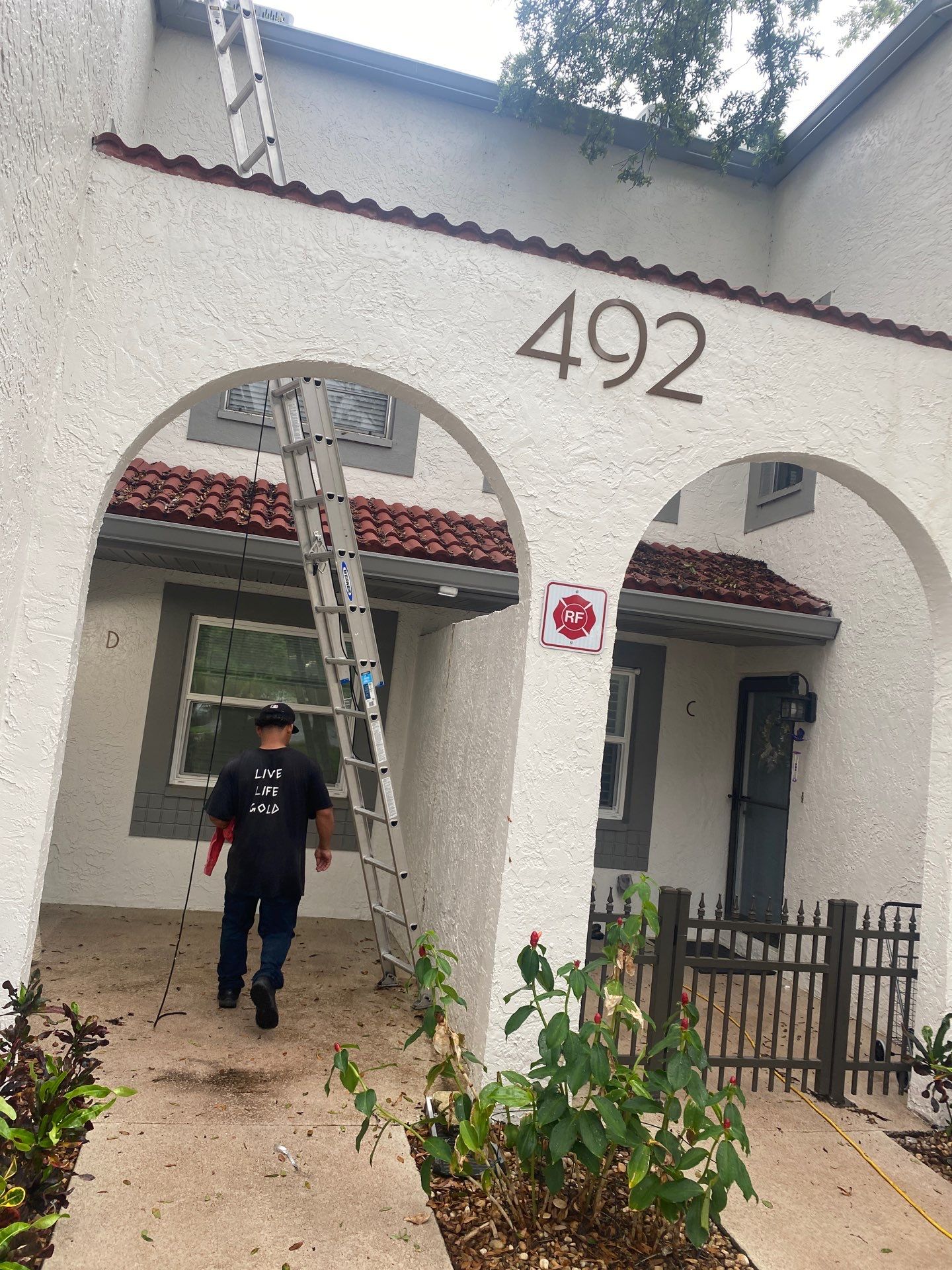 Custom Residential Gutter Guard System Installation in Saint Petersburg FL by Gutter Professors