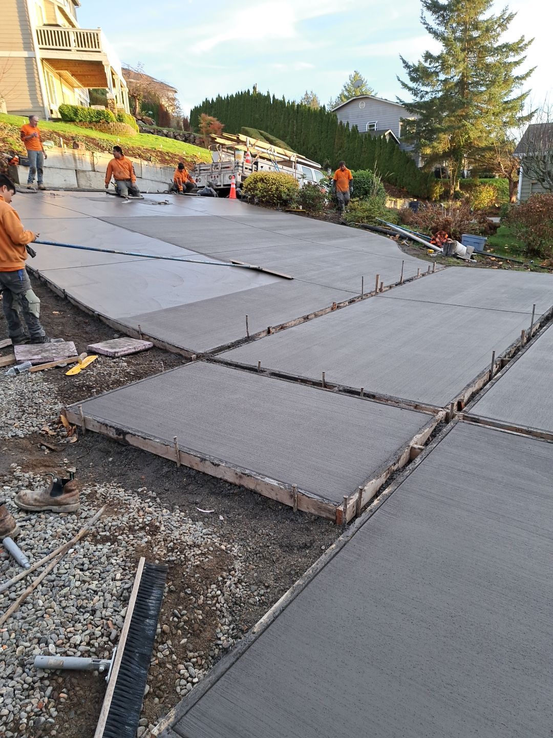 Raphil Haswega Concrete Driveway  by Jireh Asphalt & Concrete Inc 