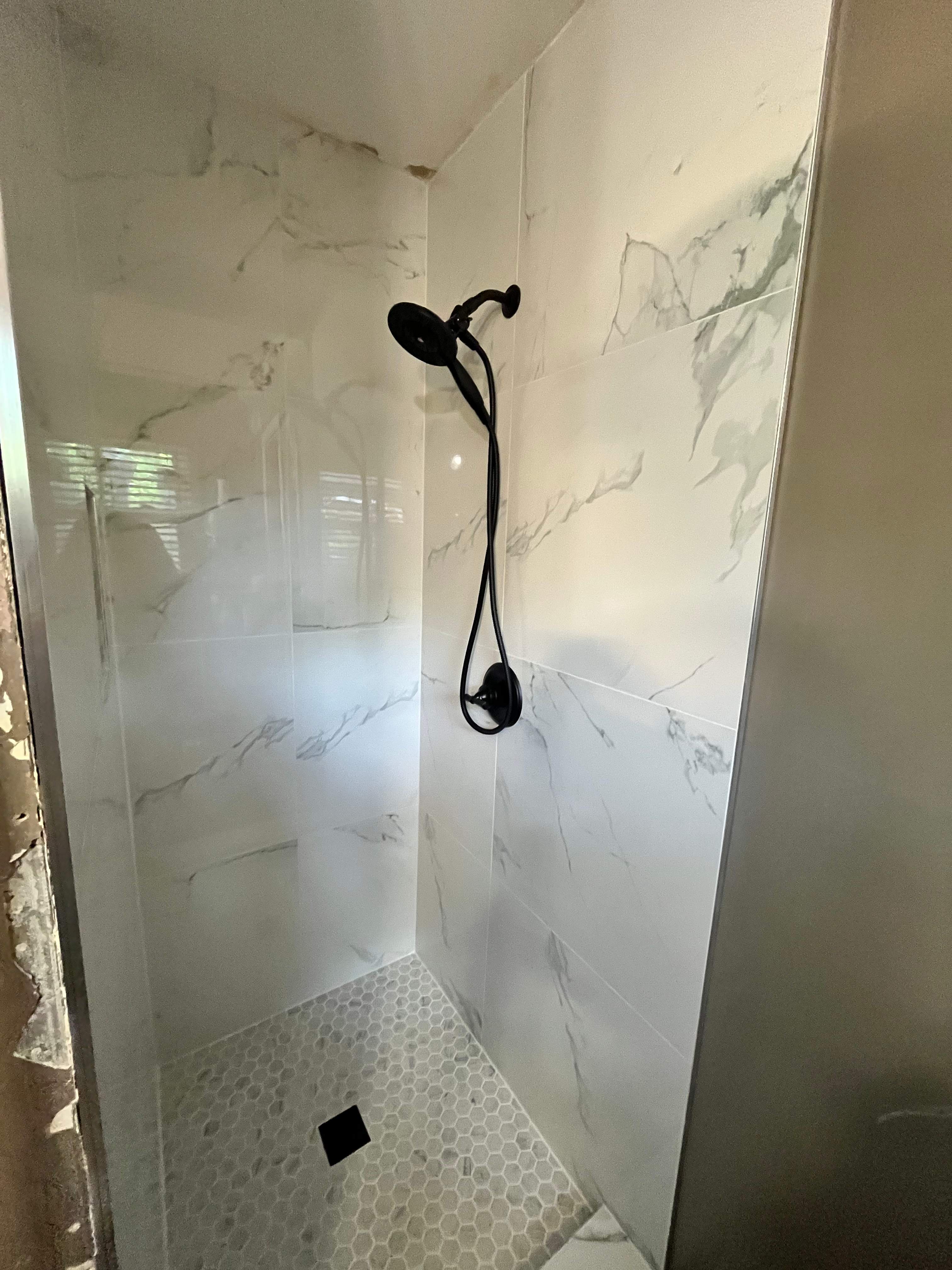 Shower renovation by Prudencio