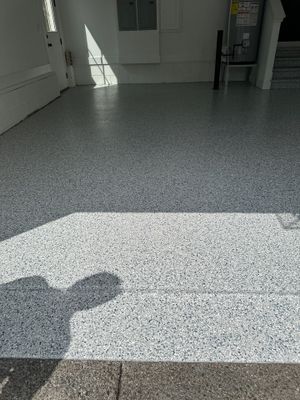 Garage Floor Coating using Tidal Wave