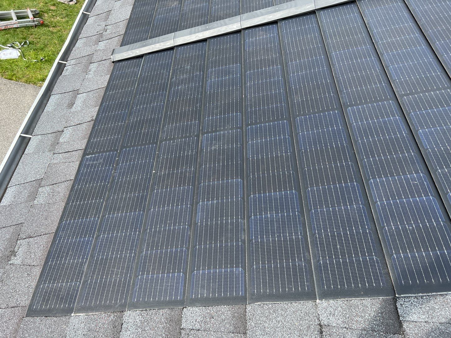 Solar Roof Replacement using GAF Timberline Solar Shingles by American Home Contractors