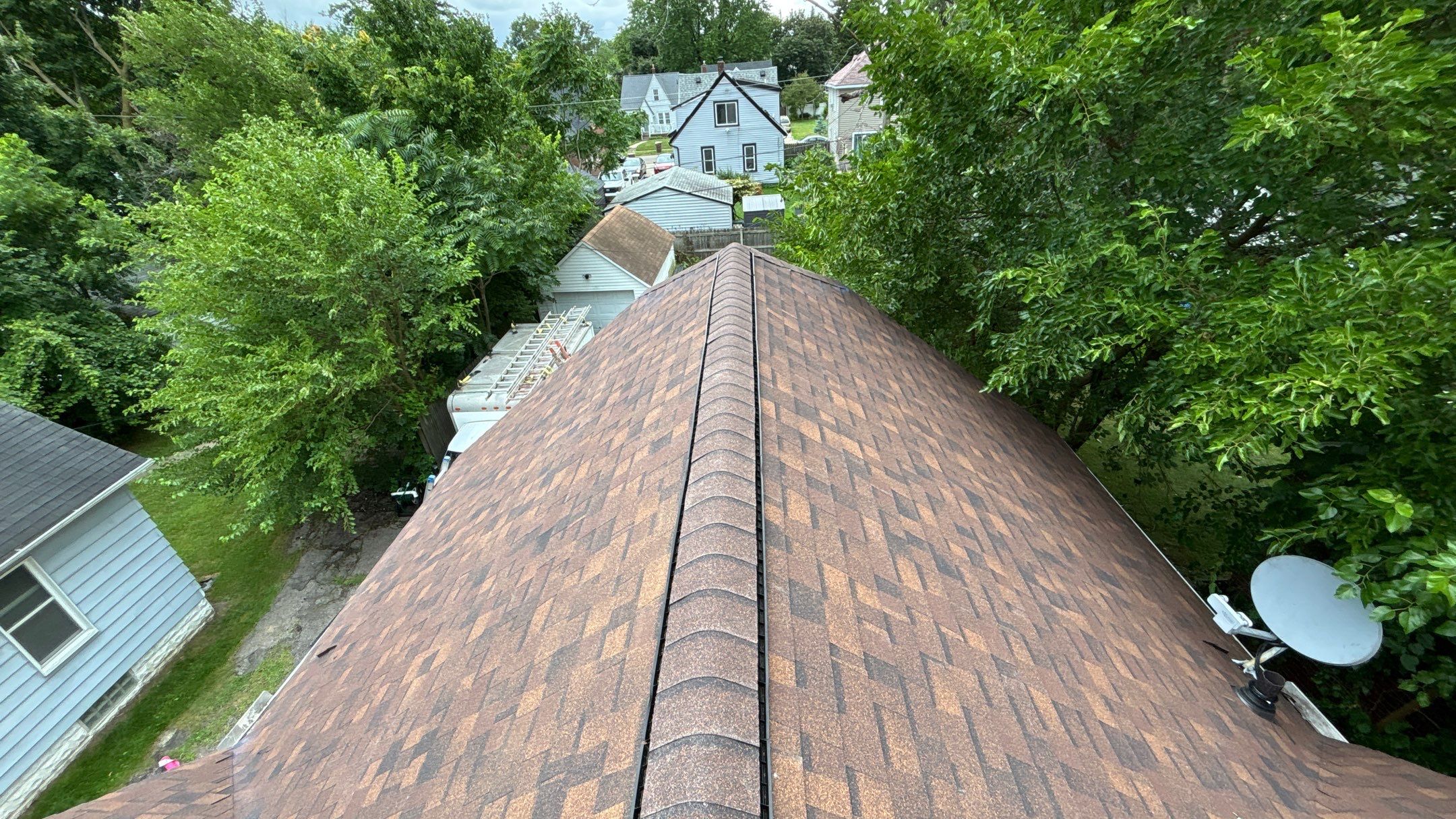 Roof Replacement using Owens Corning Brownwood by 180 Contractors