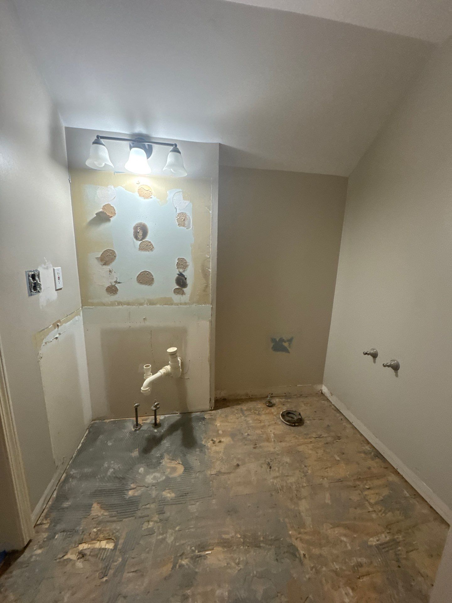 Modern Bathroom Transformation With Marble Patterned Tile in Powder Springs by Swift Home Renovations