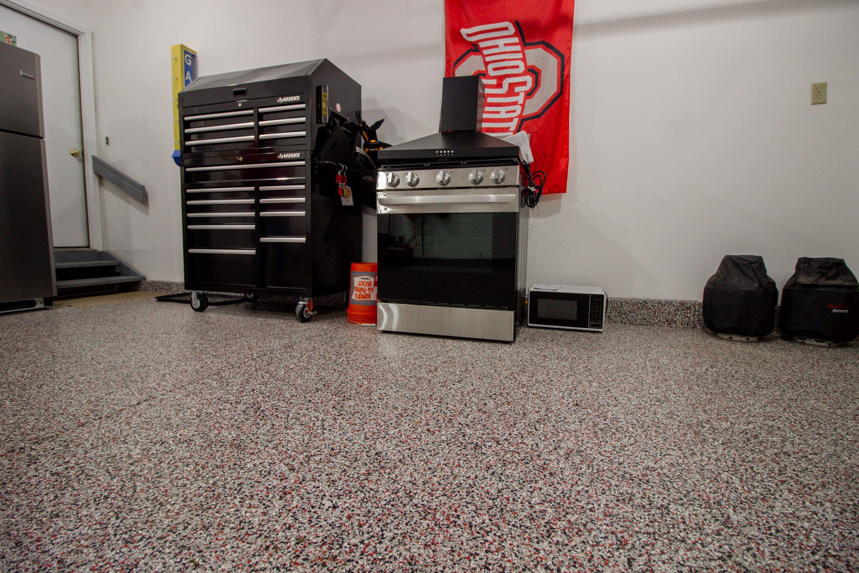 Garage Floor using Buckeye by Your1DayFloor.com