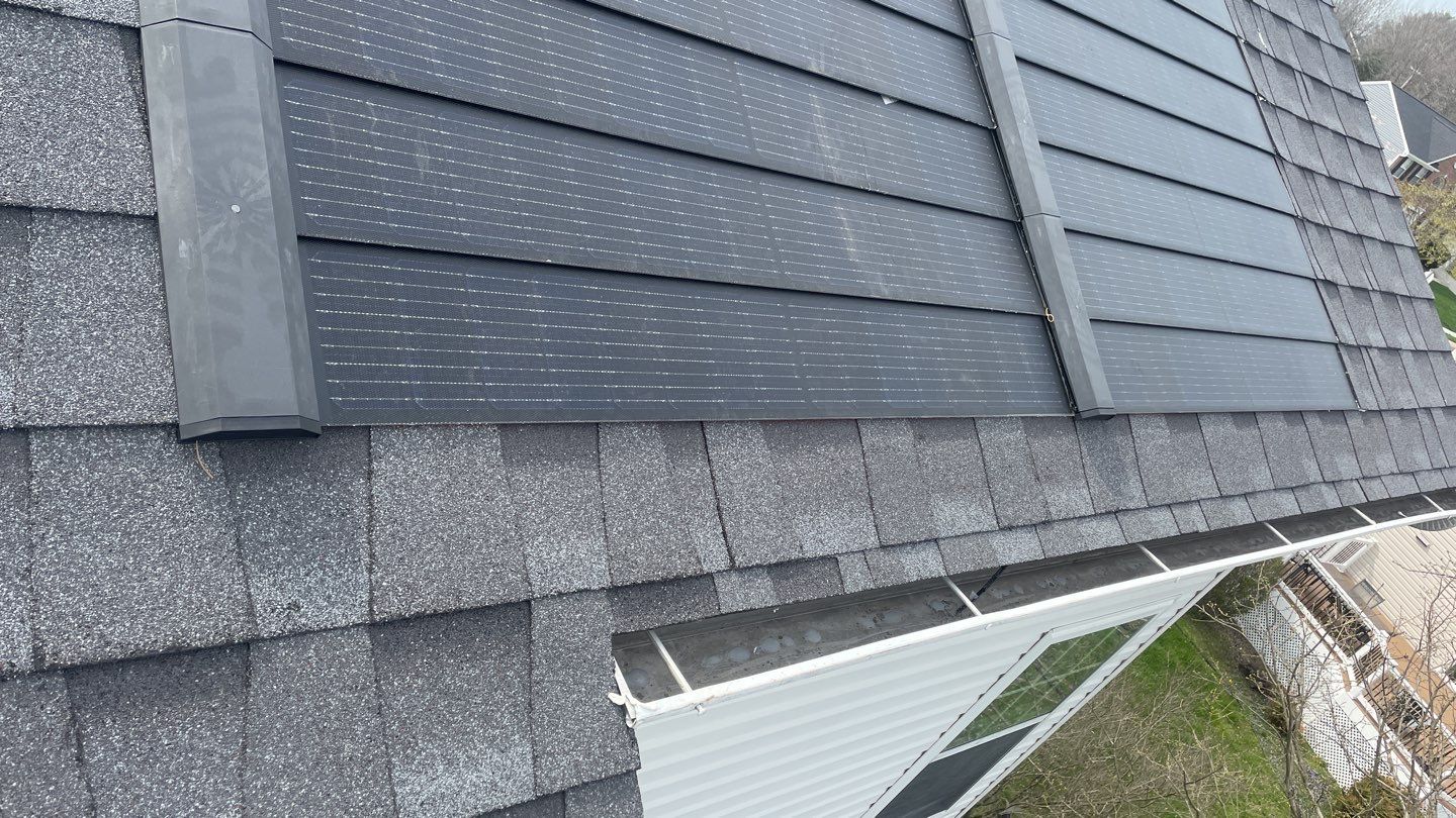 Solar Roof Replacement using GAF Timberline Solar Shingles by American Home Contractors