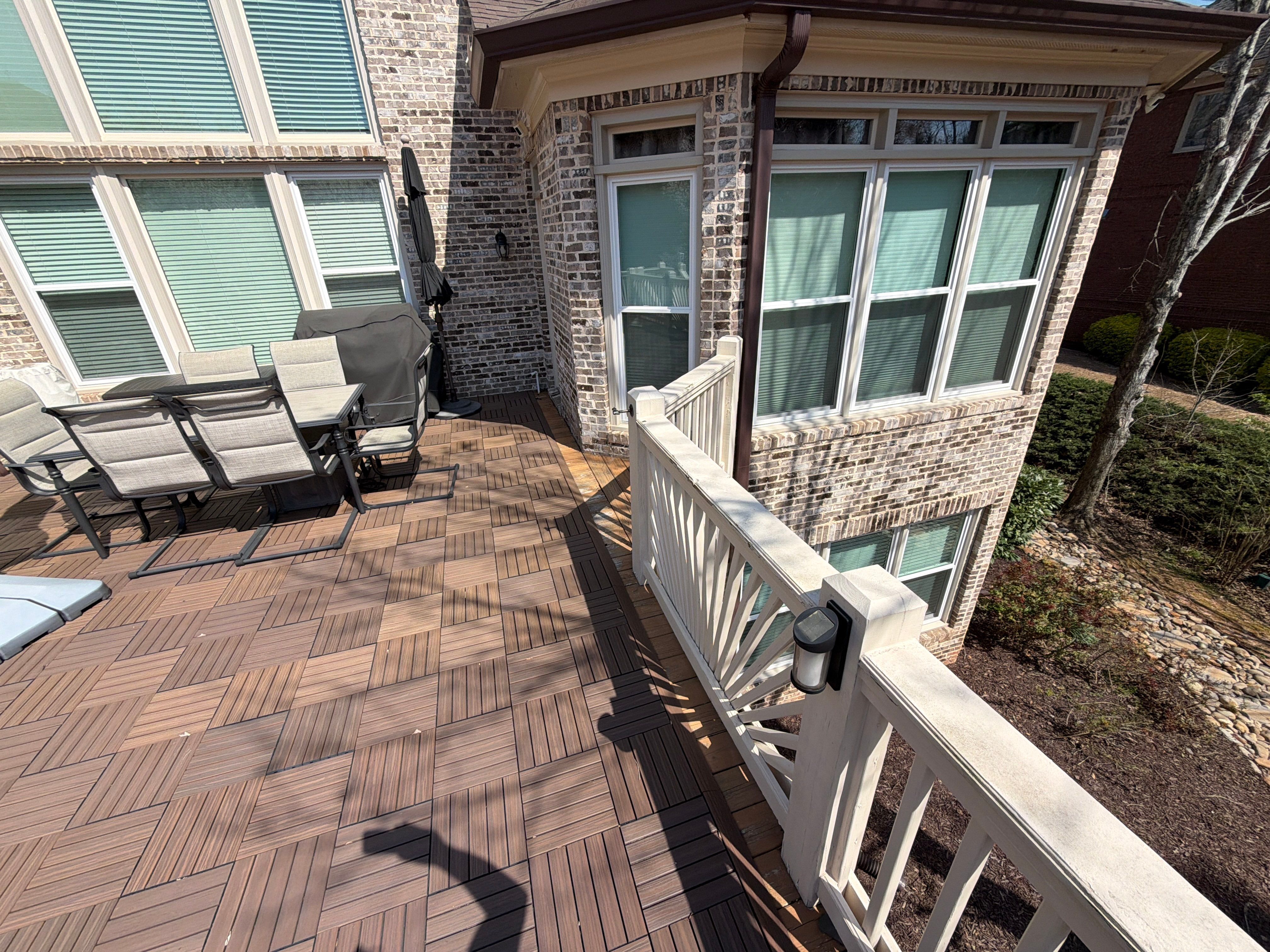 Lawrenceville, GA Deckorators Deck Resurface, Under-Deck, and Trex Deck Lighting Installation by Nelson Exteriors 