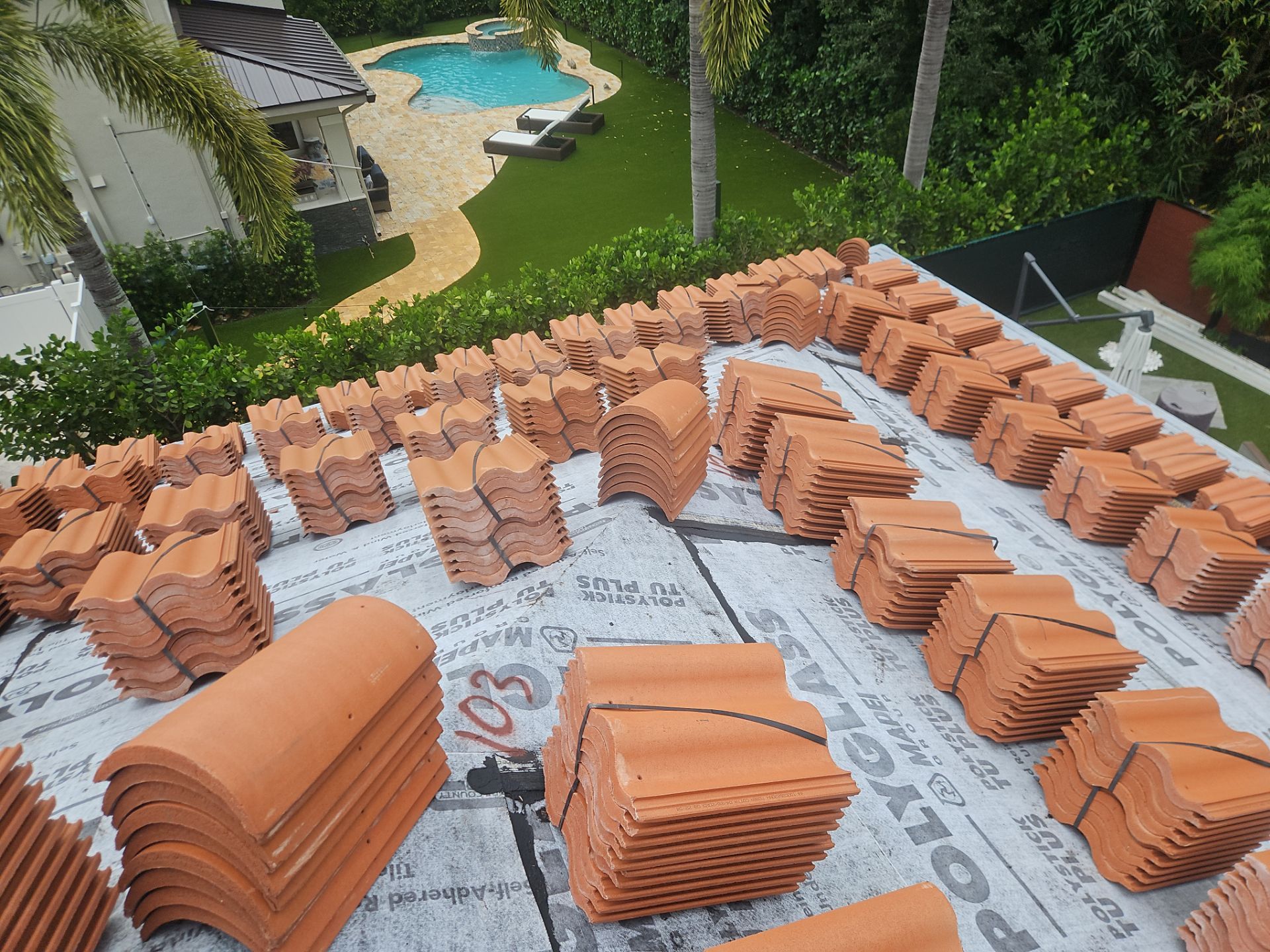 Residential Roofing Installation using WestLake Roofing Tile by BLUES BROTHERS CONSTRUCTION CORP