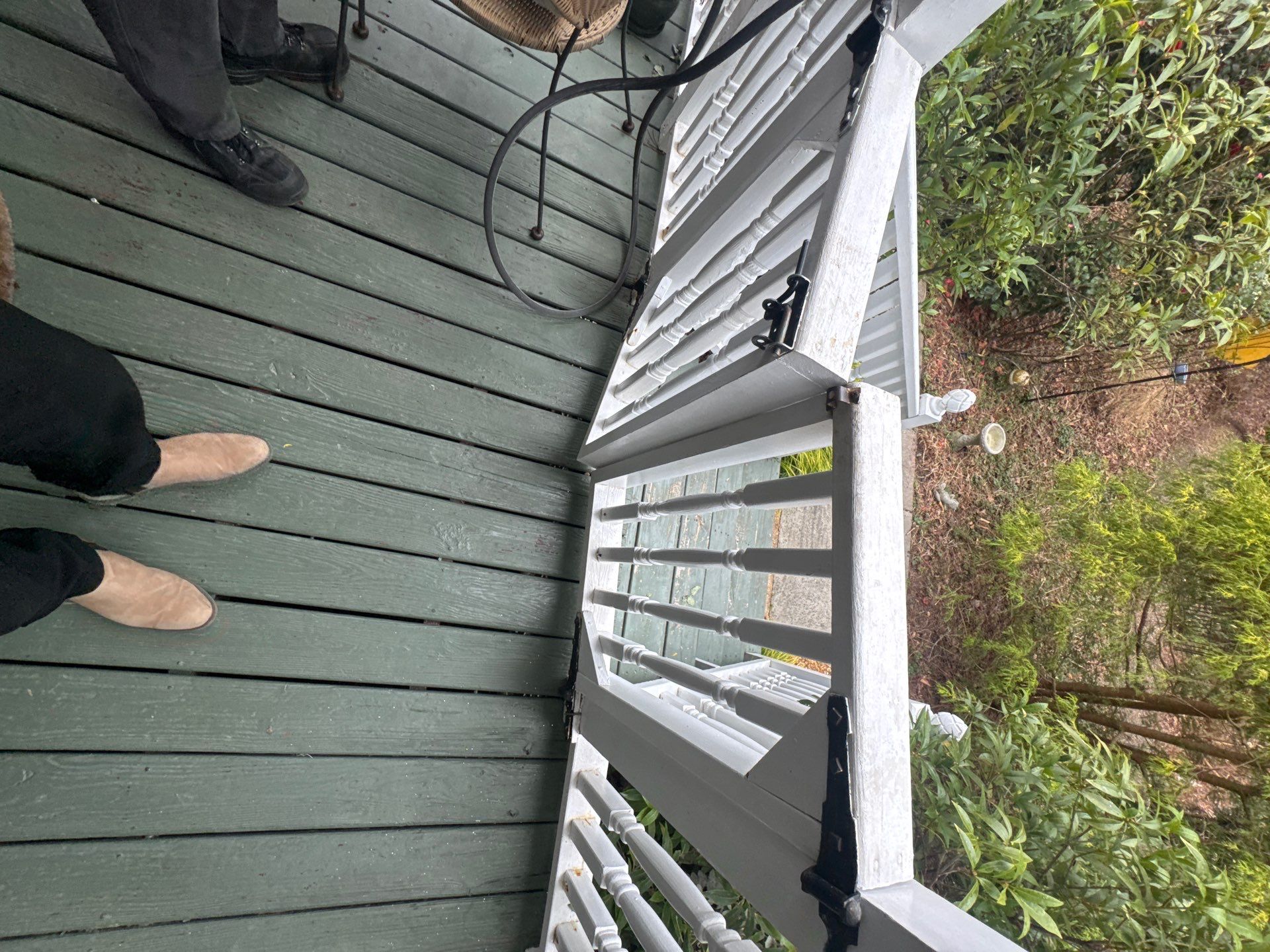 Deck staining by GonzalezPainters & Contractors Inc 