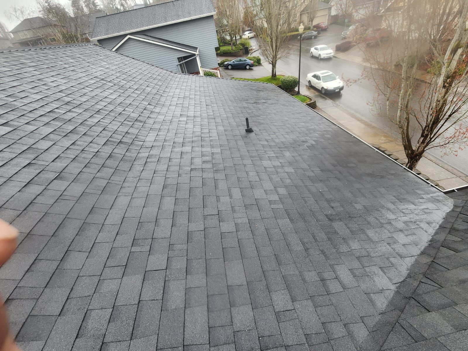 Residential Roofing Installation using Owens Corning Duration Shingles  in Onyx Black by BEST Roofing & Waterproofing