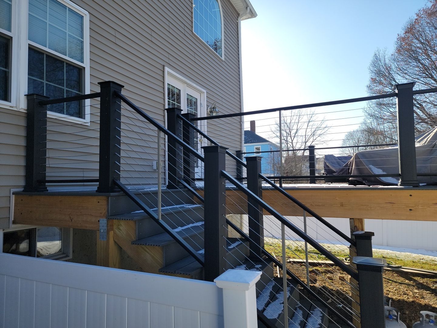Deck Construction using Trex Decking by UBrothers Construction