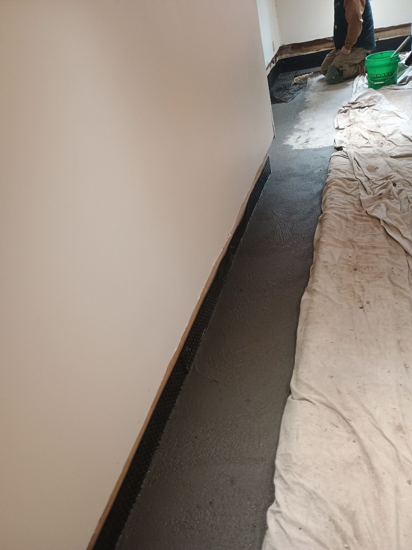Completing the Connection for Lisa's Drain Tile System by Waterproofing Northeast
