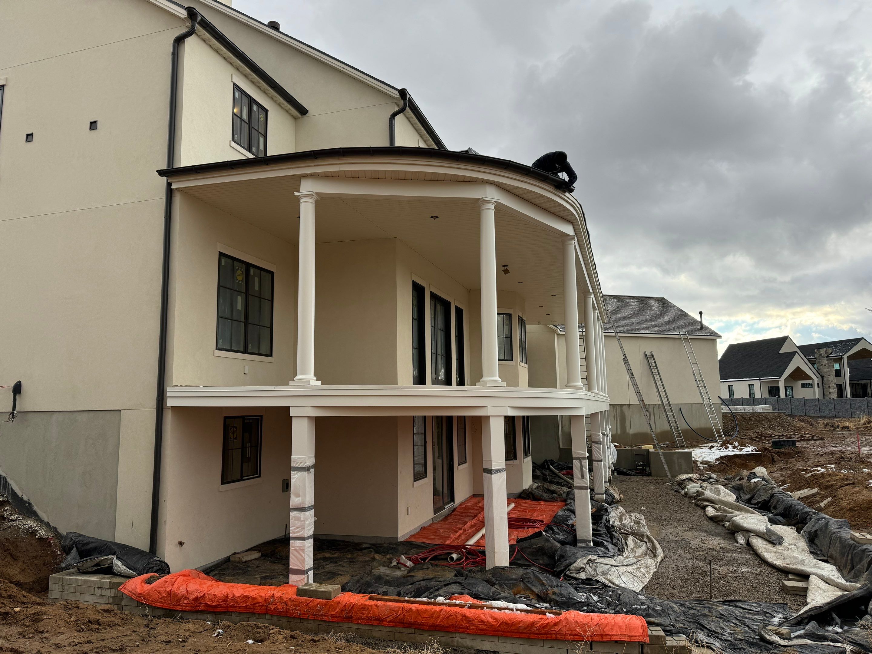 Project in Mapleton by Master Rain Gutters.