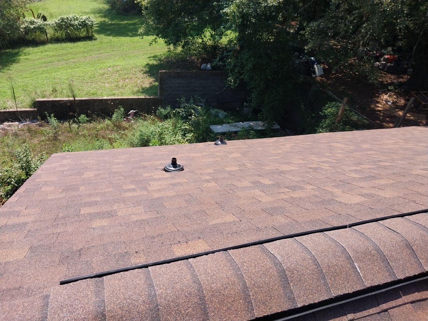 Syler roofing job by BROCK BUILDERS 