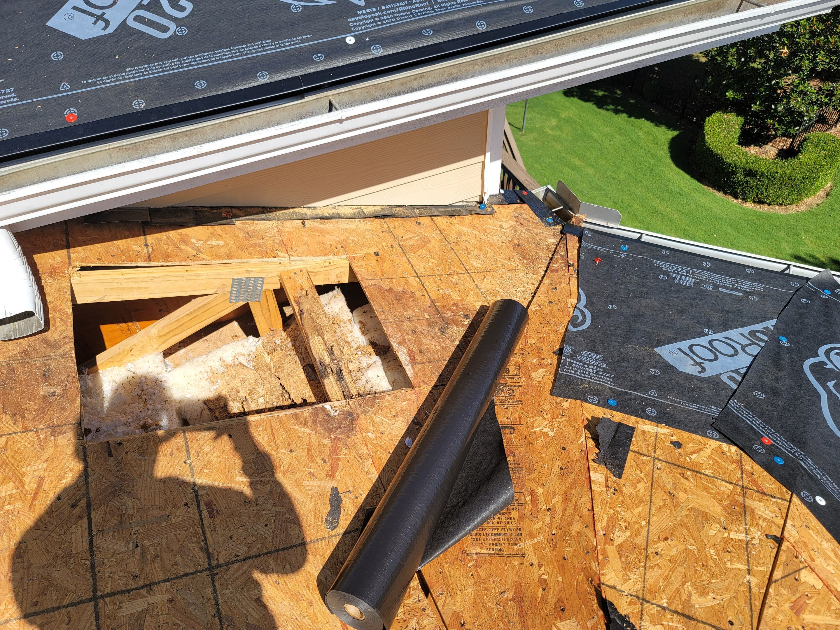 Residential Roofing Installation using Owens Corning by Inspector Roofing and Restoration