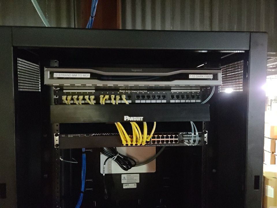 Structure Cable Installation using Cat 6 Cabling & Fiber  by Firmament Solutions