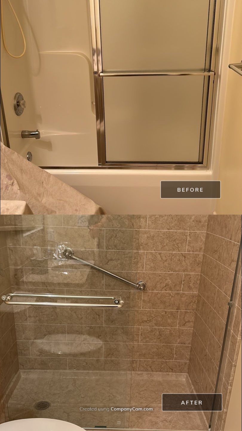 Tub to Shower by BathPlanet SW Virginia