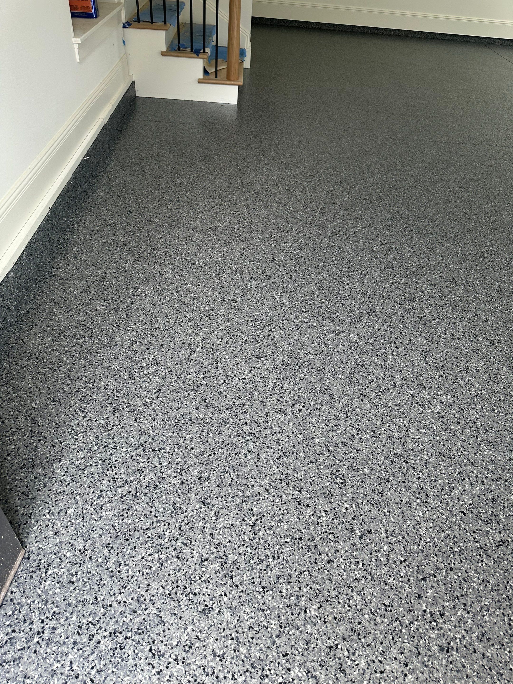 Garage Floor Coating using Nightfall by My Garage Floor Guys