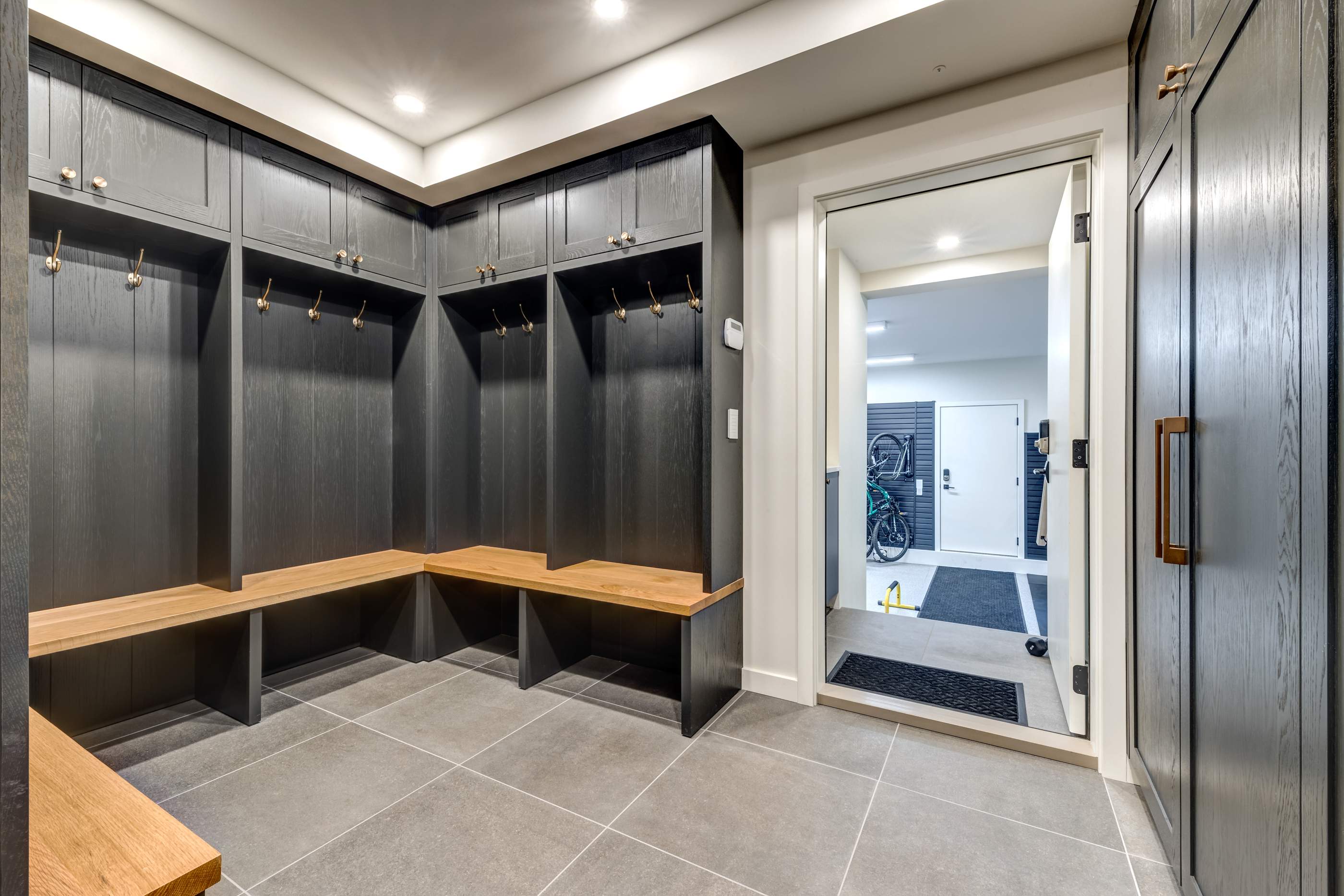 White Gold Residence – Interior & Exterior Painting + Wood Finishing- Whistler by Top Coats Professional Painting