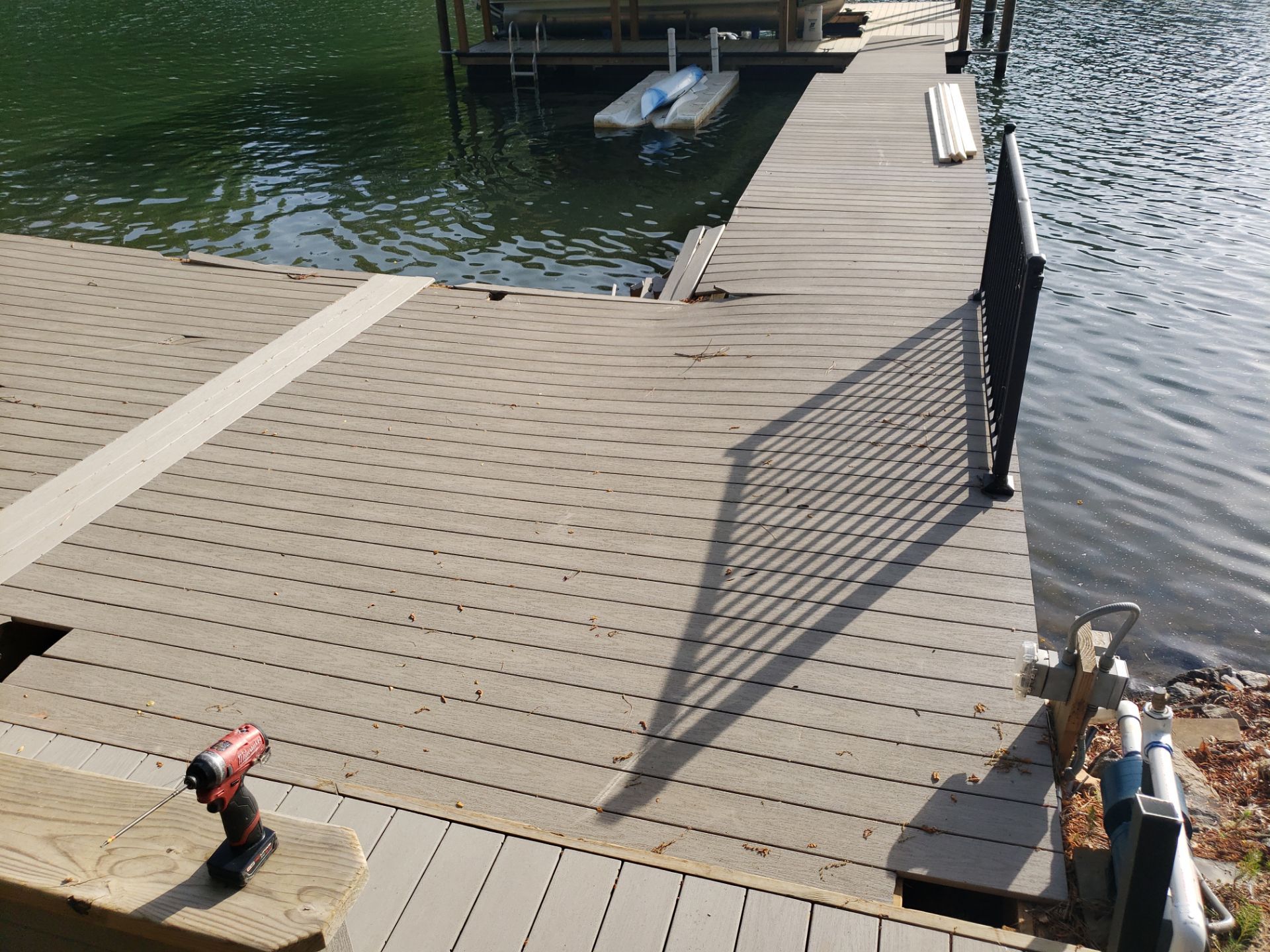 Dock Disaster Averted! Check Out This Incredible Transformation! š by A Step Above Handy LLC