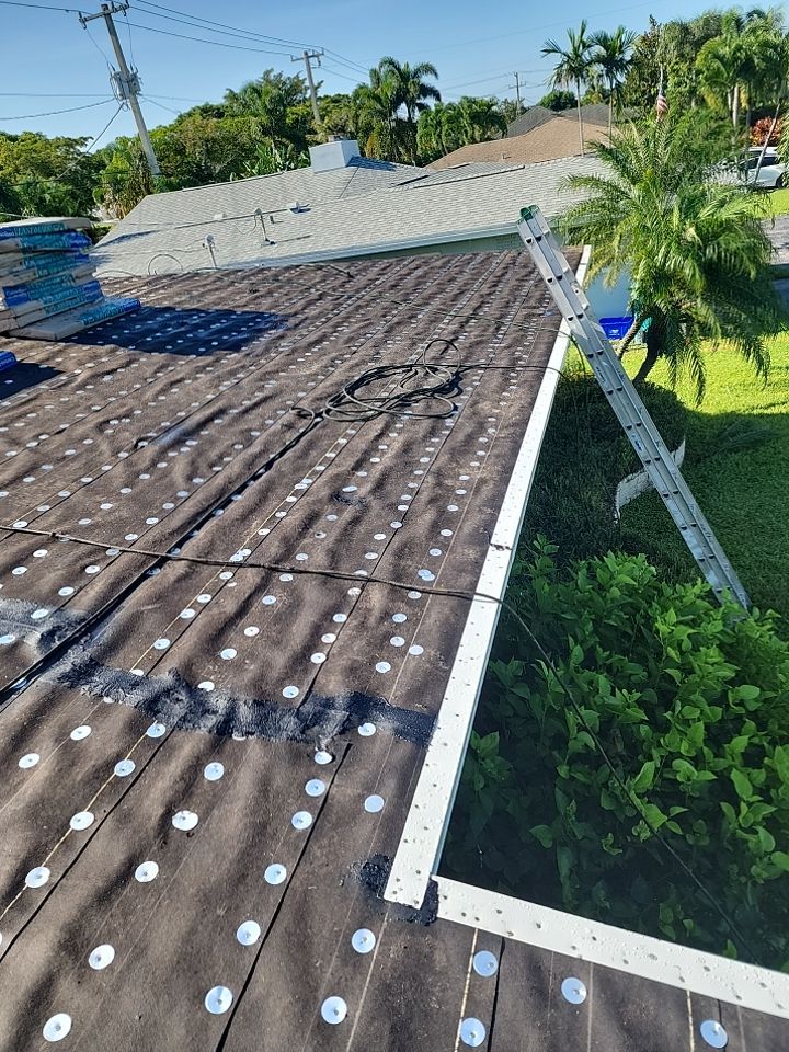 Shingle Roof Replacement and Decking Repair in Boynton Beach by Aastro Roofing