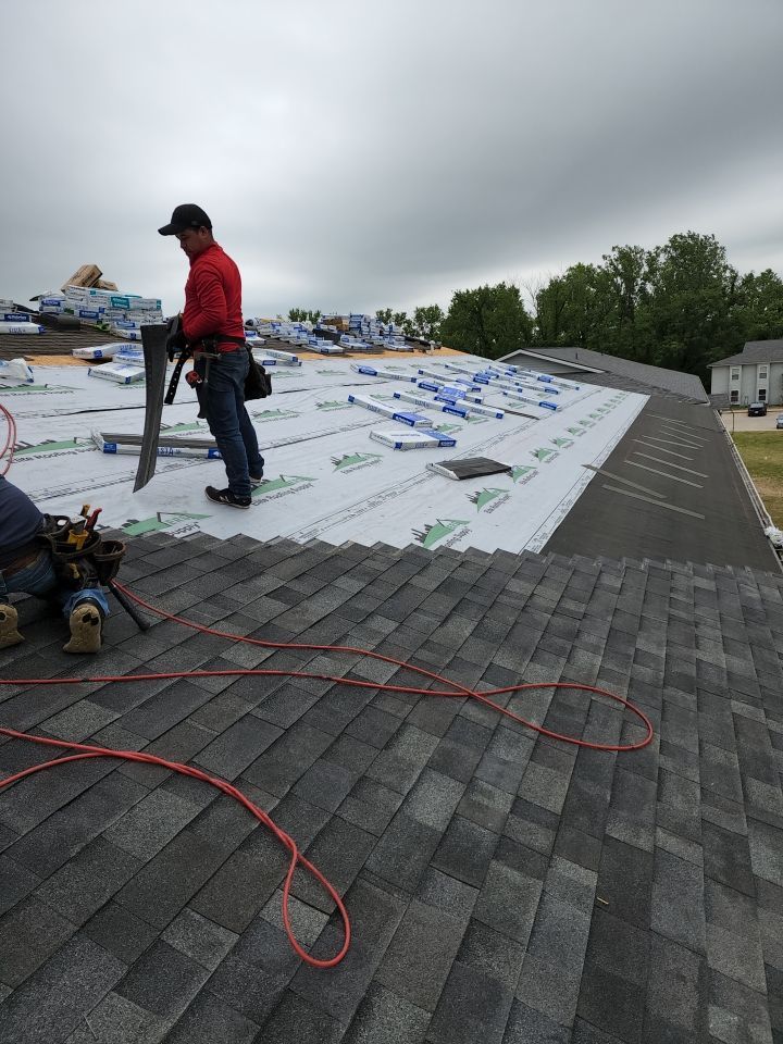 Multifamliy Complex ROOF REPLACEMNT with Ventilation Upgrades using Malarkey Vista Class III IR Shingles by Gorilla Exteriors Contracting, LLC