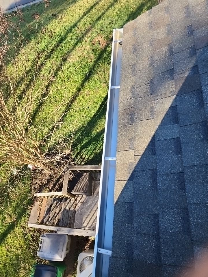 Gutter Cleaning using water by Power Wash Masters LLC