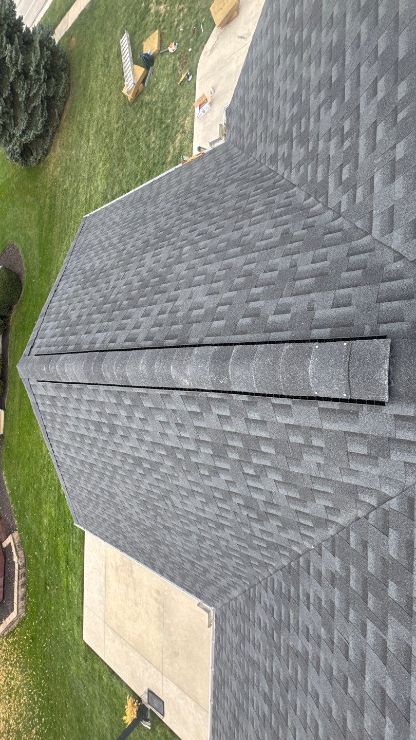 Residential Roofing Installation using GAF Timberline HDZ Charcoal by Nitro Roofing and Construction