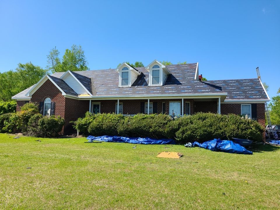 Residential Roofing Installation using High Grade Asphalt Shingles by Carolina Trophy Roofs