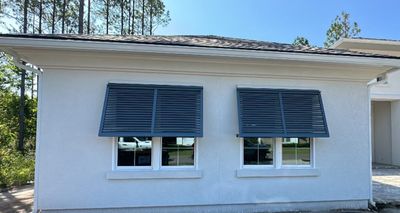 Bahama Shutters in Blue Grey