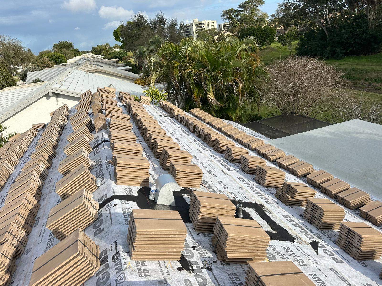 Residential Roofing Installation using WestLake Roofing Tile by BLUES BROTHERS CONSTRUCTION CORP