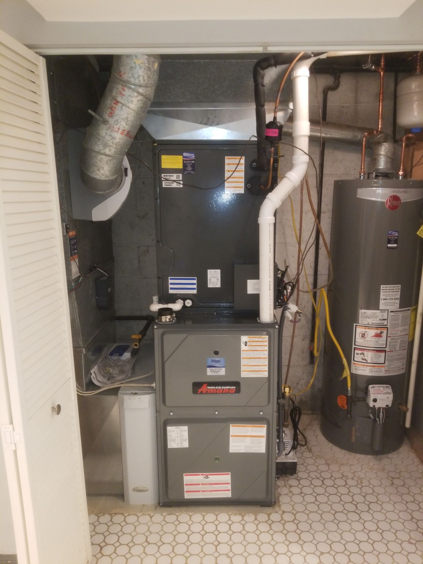 HVAC Heat Pump w/ Dual Fuel Hybrid using Amana Variable Modulating Communicating Furnace by Sureway Comfort John Wilcox Plumbing Heating Cooling