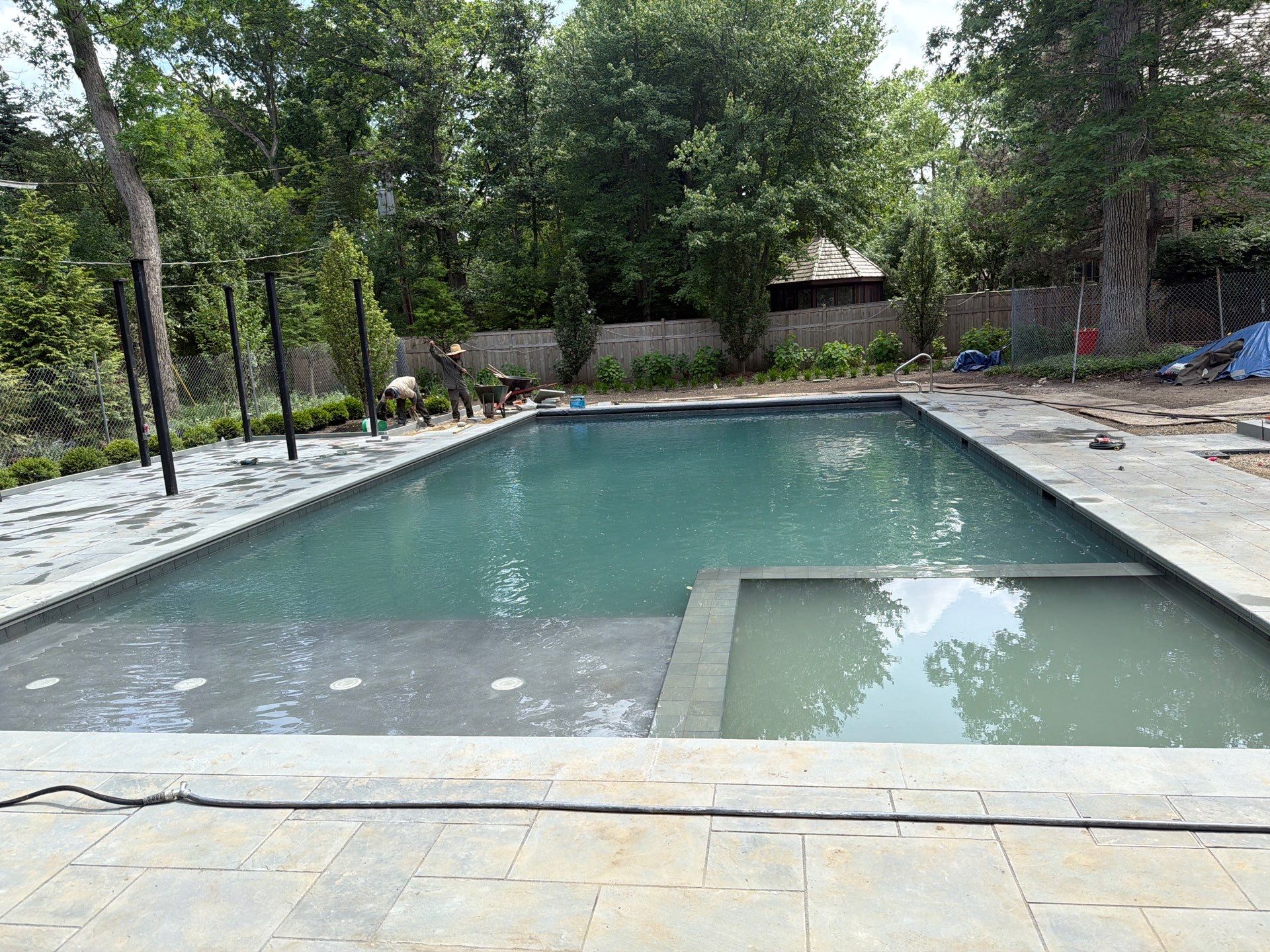 French Riv 25 by 50 Pool Spa Combo by North Shore Pool & Spa