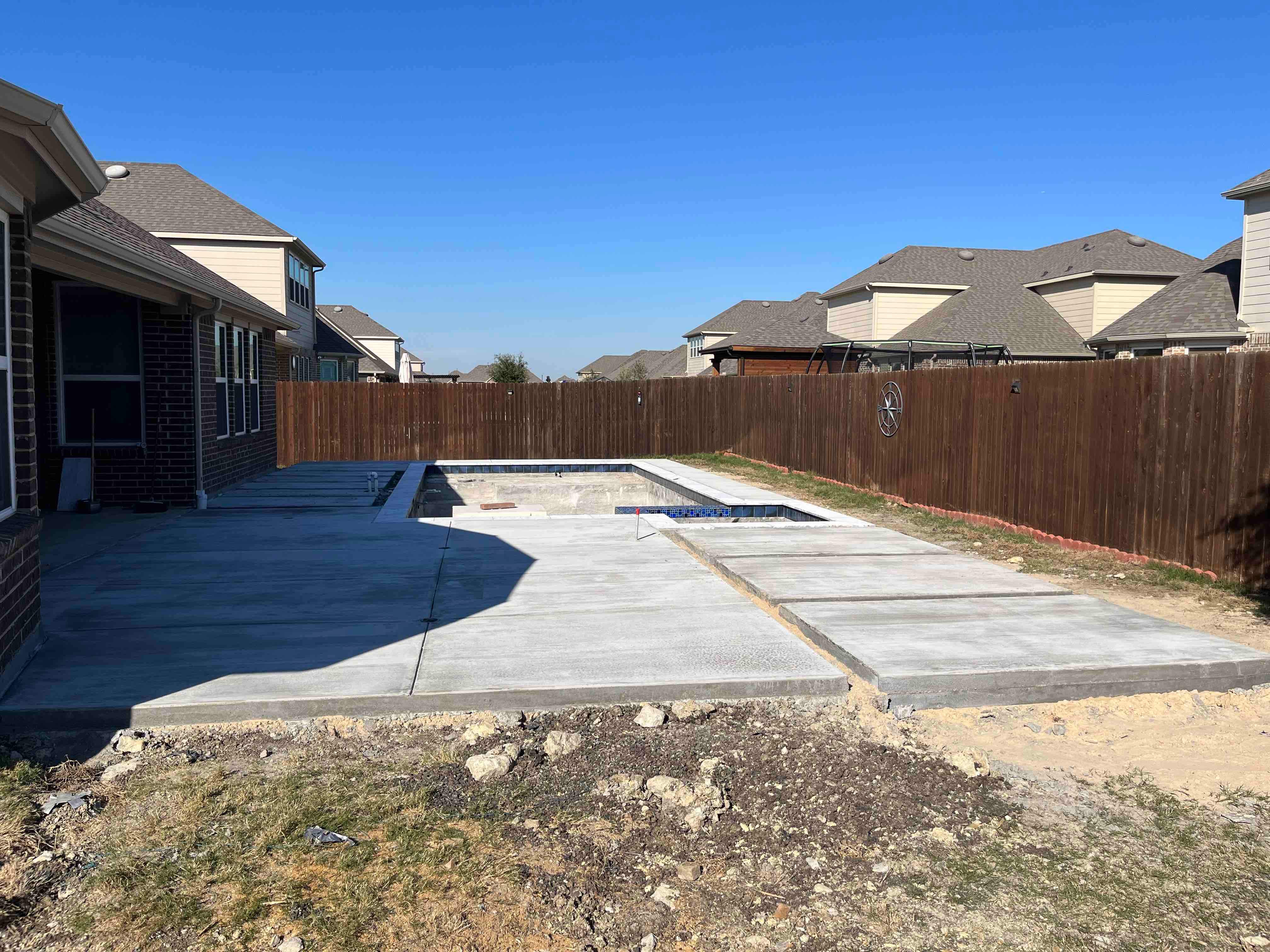 Geometric Pool with Raised Spa by Pinnacle Pools and Spas - DFW