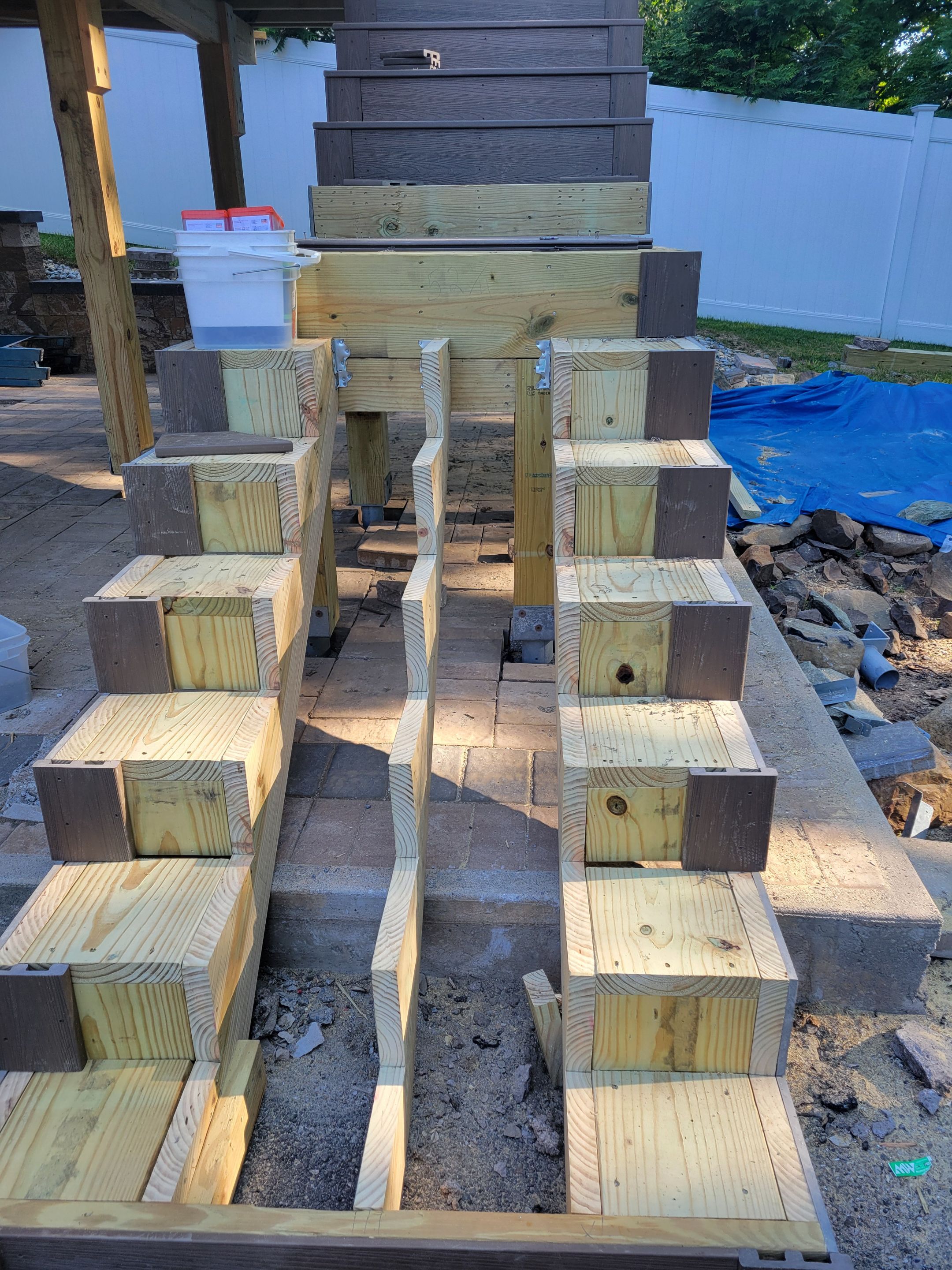 New Deck using Deckorators Venture - Color Sandbar  by deck guardian